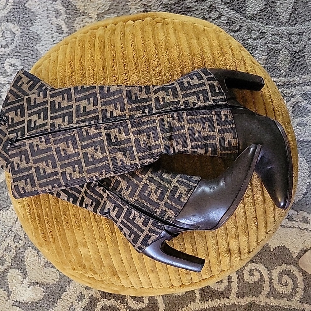 Fendi Zucca boots